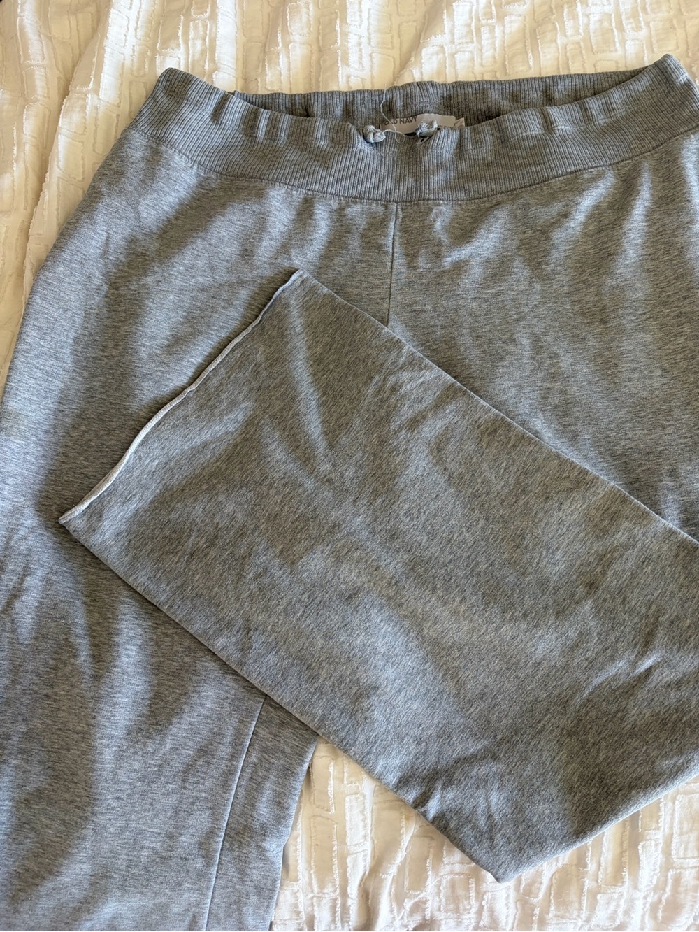 Old Navy Gray Ribbed Waist Sweatpants XL